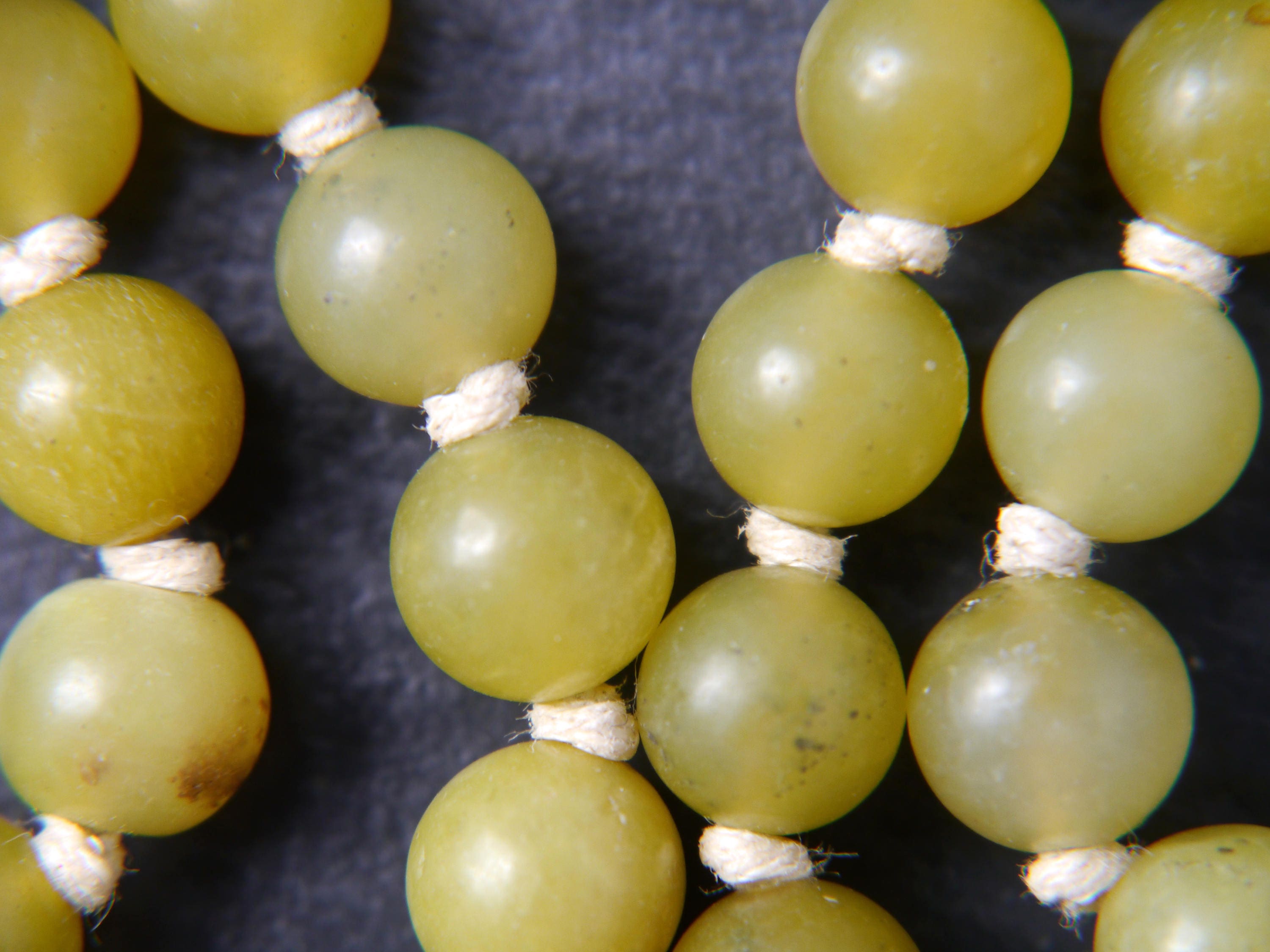 Olive Green Serpentine Mala Beads, 108 Gemstone Beads, Wrap, Hand Knotted