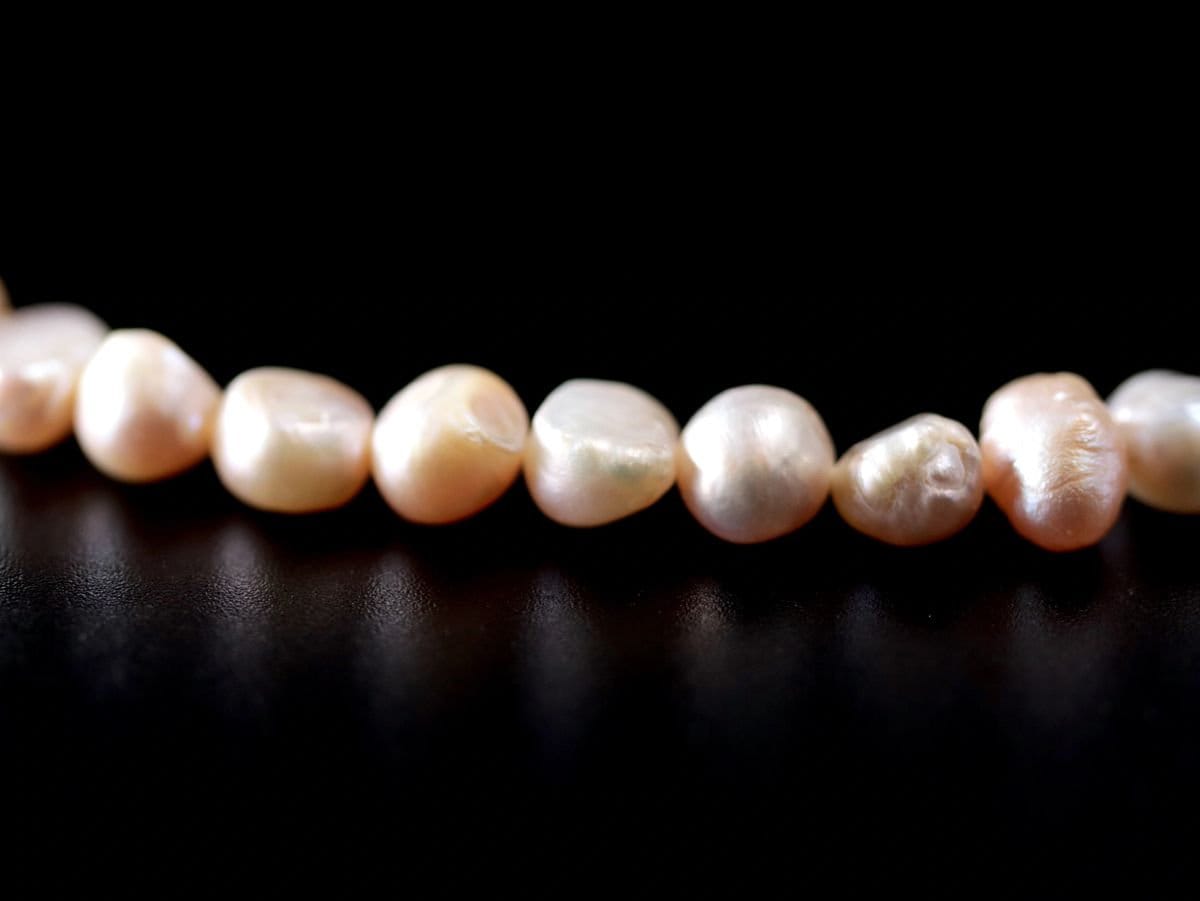 Freshwater Pearl Strand Gemstone Necklace, 14K Gold Filled, Bridal