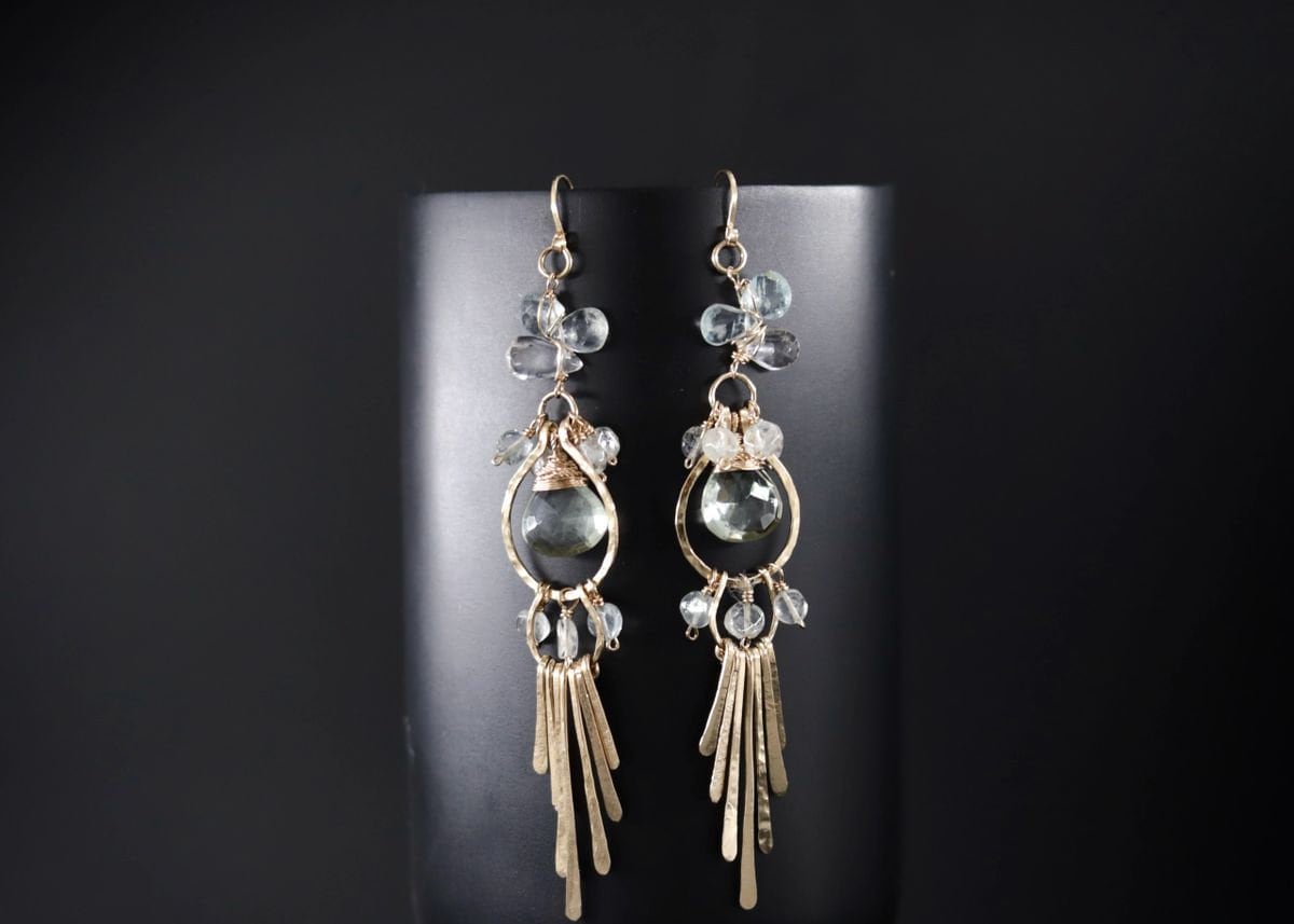 CUSTOM BRENDA KUNZ Sunburst Earrings