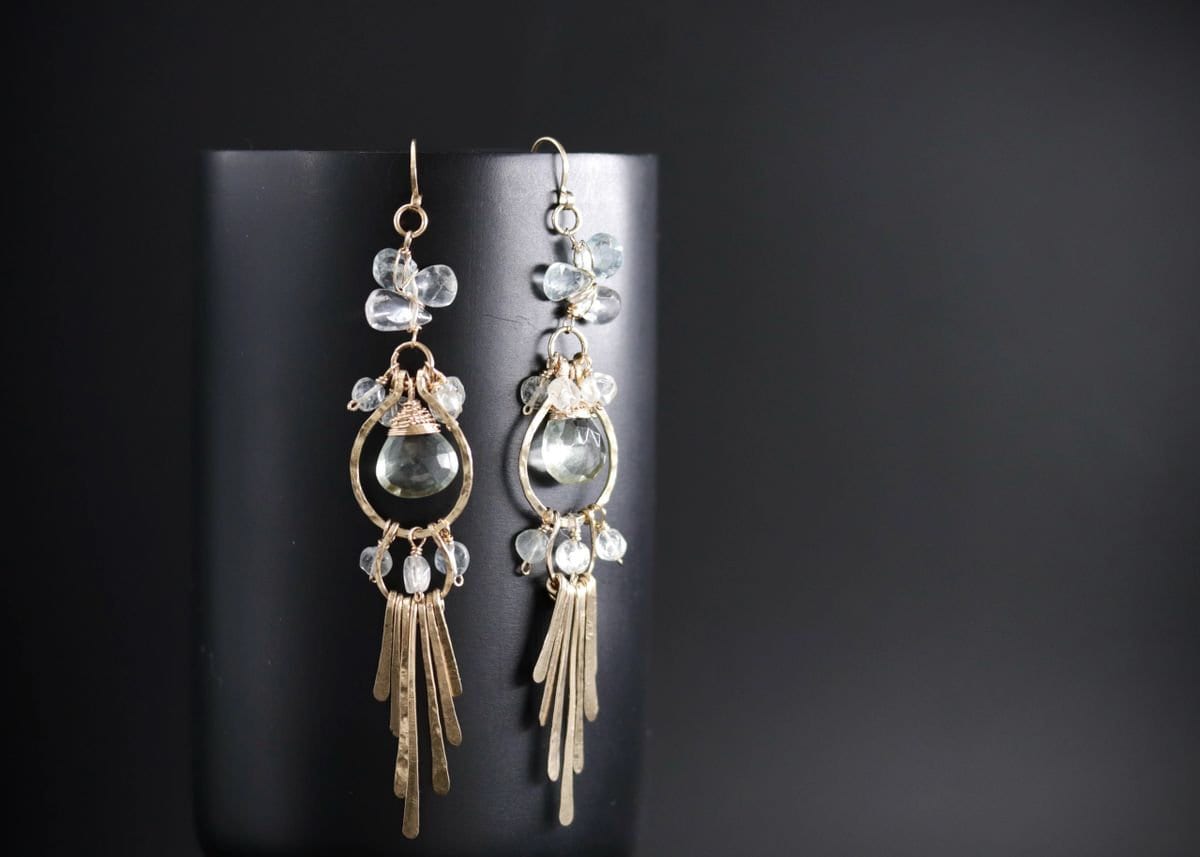 CUSTOM BRENDA KUNZ Sunburst Earrings