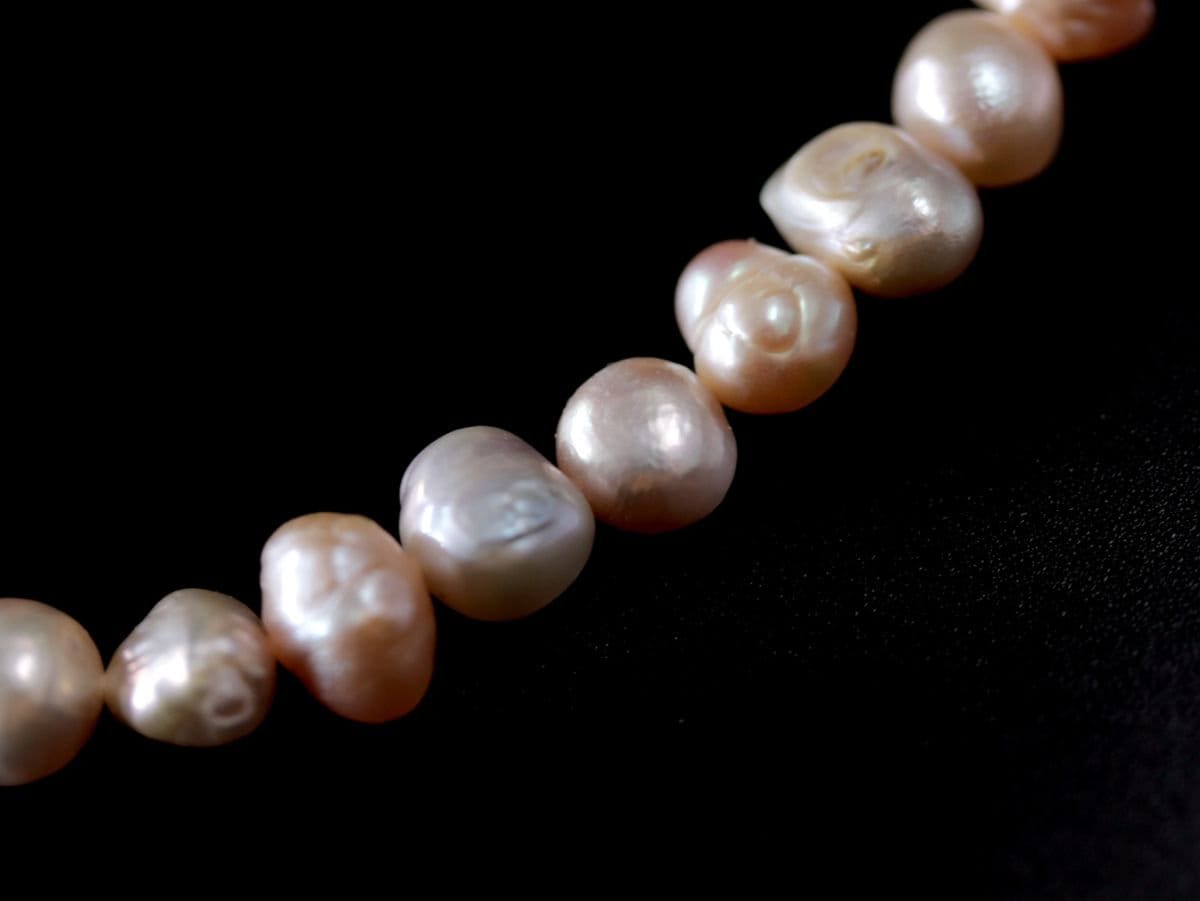 Freshwater Pearl Strand Gemstone Necklace, 14K Gold Filled, Bridal