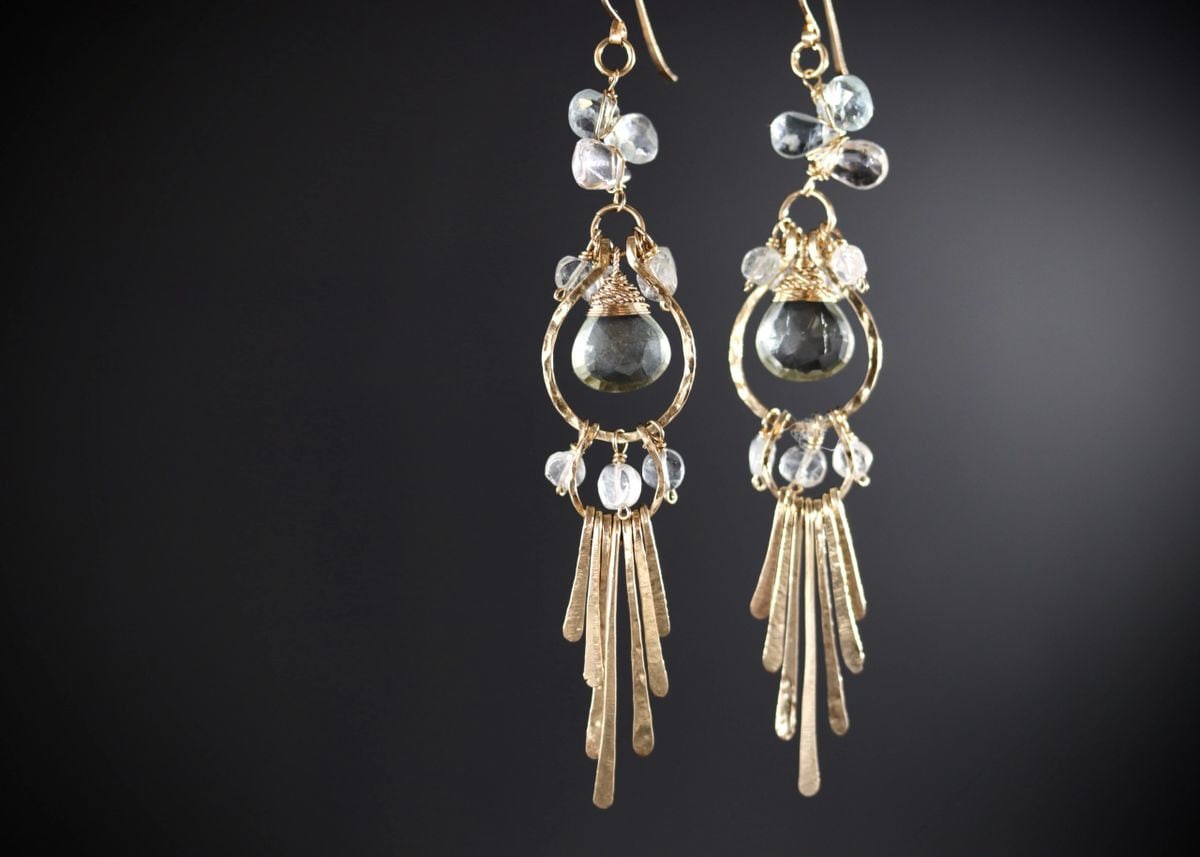 CUSTOM BRENDA KUNZ Sunburst Earrings