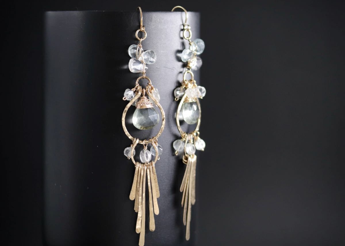 CUSTOM BRENDA KUNZ Sunburst Earrings