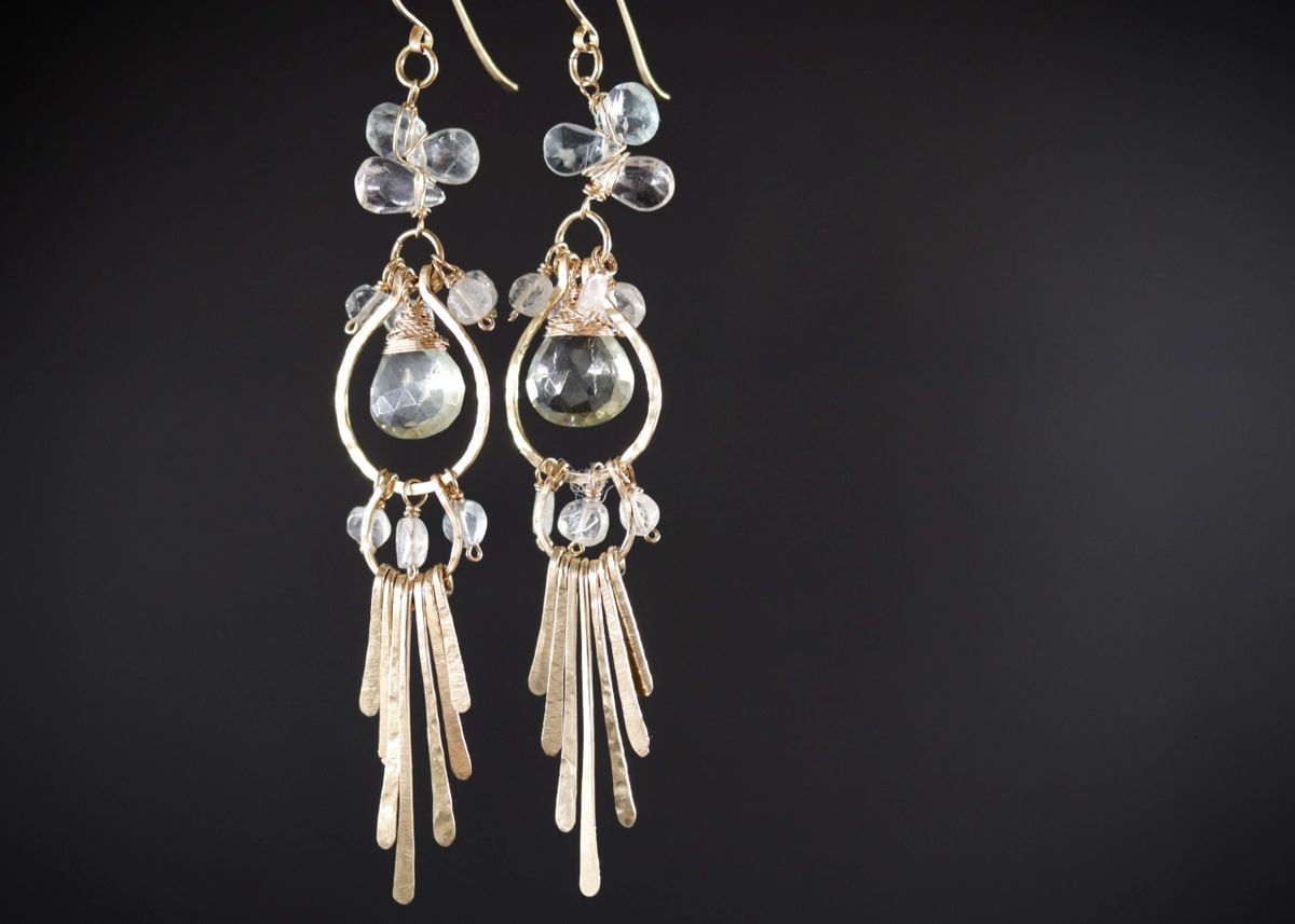 CUSTOM BRENDA KUNZ Sunburst Earrings