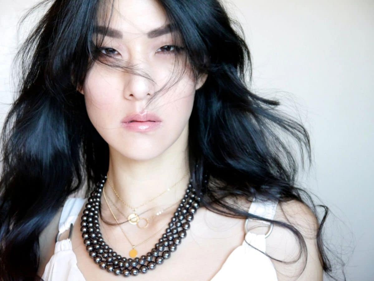 Hematite Multi Strand Bib Necklace Gold Filled, Statement Jewelry